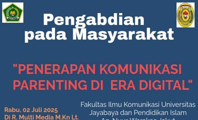 Pengabdian kepada Masyarakat bertema : “Penerapan Komunikasi Parenting di Era Digital”