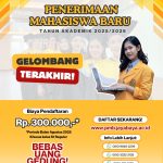Dibuka Pendaftaran Mahasiswa Baru dan Bea Siswa Prestasi Universitas Jayabaya bagi Calon Mahasiswa Baru tahun Akademik 2025/2026