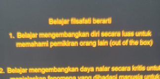 Mengembangkan Kesadaran Filosofis pada Mahasiswa Masa Kini