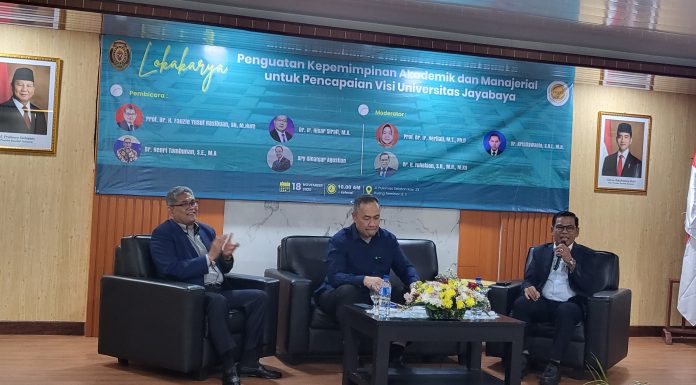 Lokakarya bertema “Penguatan Kepemimpinan Akademik dan Manajerial untuk Pencapaian Visi Universitas Jayabaya”