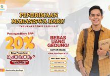 Penerimaan Mahasiswa Baru Jayabaya Bulan Juli 2026, Dapatkan Potongan SPP 20%