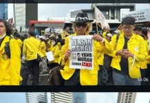 Mahasiswa Bersikeras Menuju Bundaran HI, Sempat Terjadi Ketegangan dengan Aparat saat Aksi Protes Kenaikan BBM