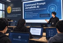 Command Prompt Jurnalistik AI Diajarkan dan Dipraktikkan pada Konsentrasi Jurnalistik Prodi Ilmu Komunikasi Universitas Jayabaya