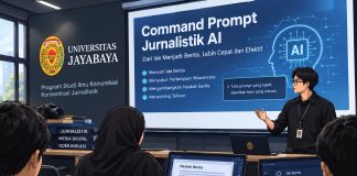 Command Prompt Jurnalistik AI Diajarkan dan Dipraktikkan pada Konsentrasi Jurnalistik Prodi Ilmu Komunikasi Universitas Jayabaya