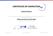 Certificate Of Completion dari Kantor Berita AFP dan Google News Initiative Berhasil Diperoleh Mahasiswa FIKOM Jayabaya